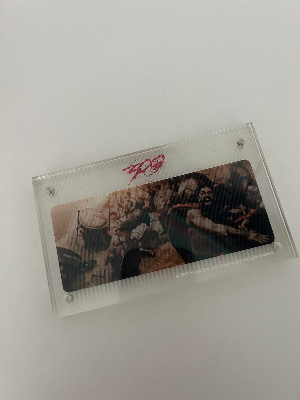 2008 Warner Bros Spartan Lenticular Photo